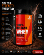 100% Instant Whey Blend- Chocolate - Image 2